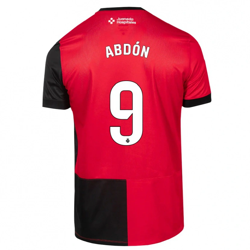 Danxen Kinder Abdón Prats #9 Schwarz Rot Weiß Heimtrikot Trikot 2026/27 T-Shirt Schweiz