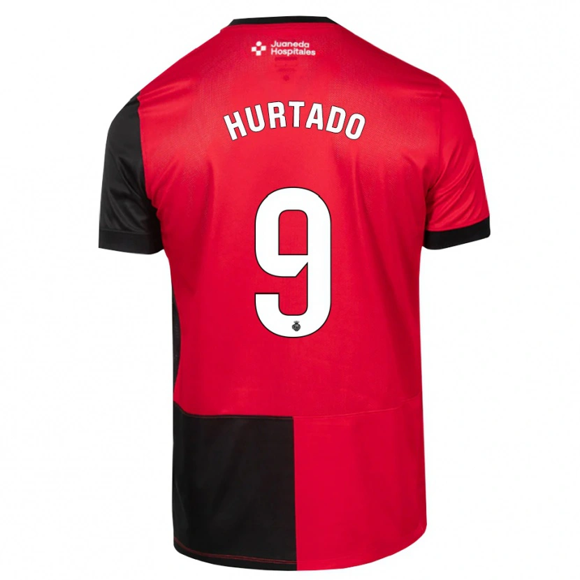 Danxen Kinder Wilber Hurtado #9 Schwarz Rot Weiß Heimtrikot Trikot 2026/27 T-Shirt Schweiz