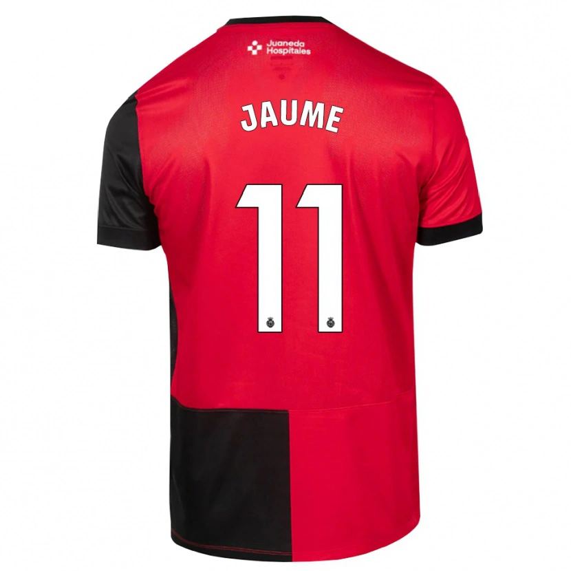 Danxen Kinder Miquel Jaume #11 Schwarz Rot Weiß Heimtrikot Trikot 2026/27 T-Shirt Schweiz