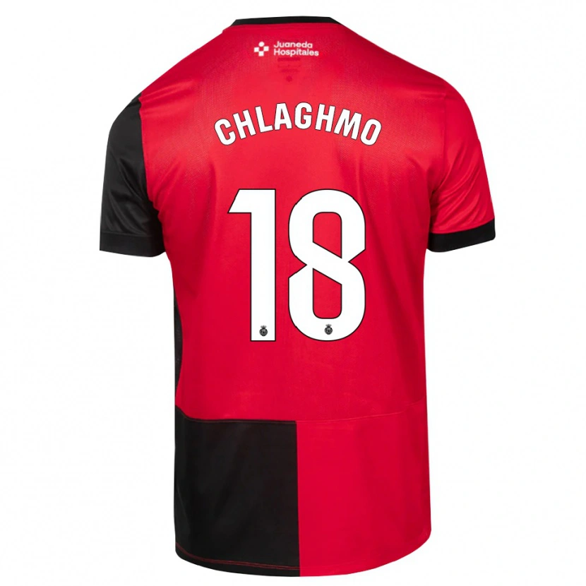 Danxen Kinder Saifdine Chlaghmo #18 Schwarz Rot Weiß Heimtrikot Trikot 2026/27 T-Shirt Schweiz