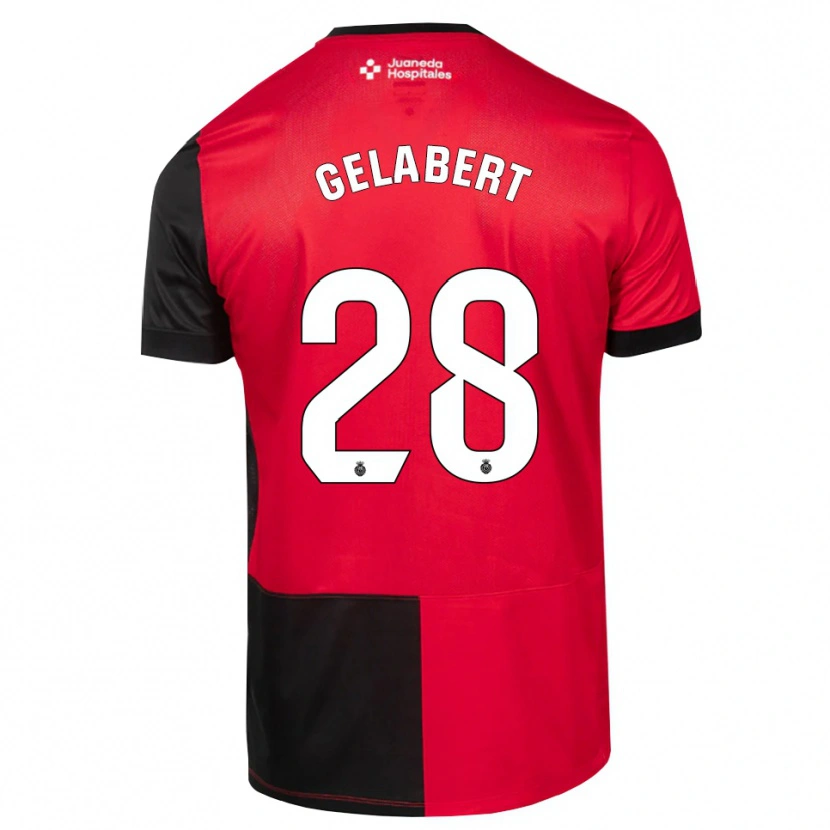Danxen Kinder Miquel Gelabert #28 Schwarz Rot Weiß Heimtrikot Trikot 2026/27 T-Shirt Schweiz