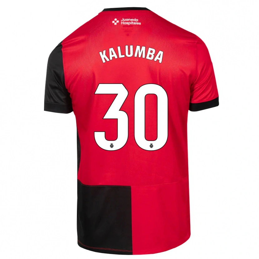 Danxen Kinder Justin Kalumba #30 Schwarz Rot Weiß Heimtrikot Trikot 2026/27 T-Shirt Schweiz