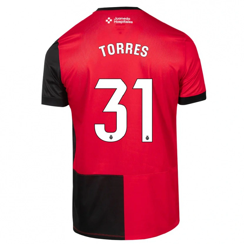 Danxen Kinder Adriano Torres #31 Schwarz Rot Weiß Heimtrikot Trikot 2026/27 T-Shirt Schweiz