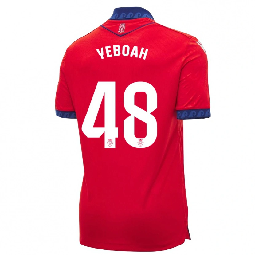 Danxen Kinder Rockson Yeboah #48 Rot Marineblau Weiß Heimtrikot Trikot 2026/27 T-Shirt Schweiz