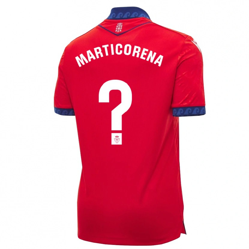 Danxen Kinder Ander Marticorena #0 Rot Marineblau Weiß Heimtrikot Trikot 2026/27 T-Shirt Schweiz