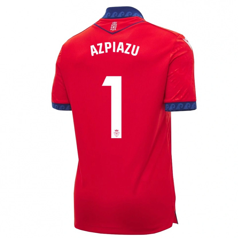 Danxen Kinder Nahia Azpiazu Moreno #1 Rot Marineblau Weiß Heimtrikot Trikot 2026/27 T-Shirt Schweiz