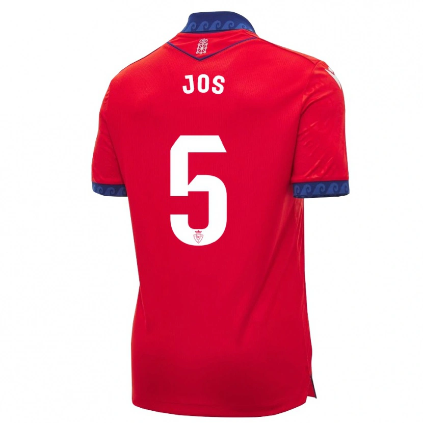 Danxen Kinder Josune Urdaniz Maurin #5 Rot Marineblau Weiß Heimtrikot Trikot 2026/27 T-Shirt Schweiz