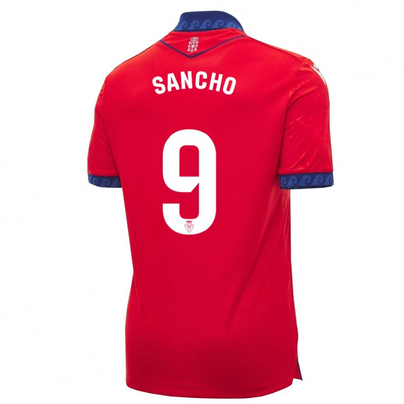 Danxen Kinder Dani Sancho #9 Rot Marineblau Weiß Heimtrikot Trikot 2026/27 T-Shirt Schweiz