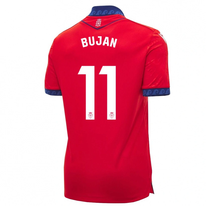 Danxen Kinder Unai Buján #11 Rot Marineblau Weiß Heimtrikot Trikot 2026/27 T-Shirt Schweiz