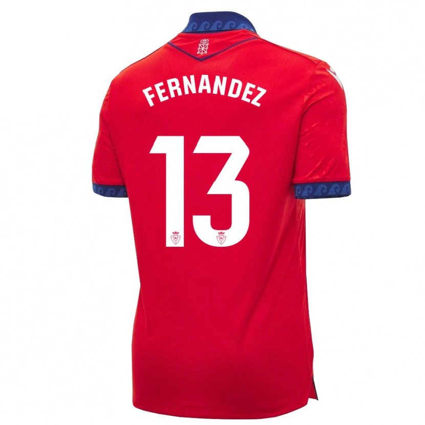 Danxen Kinder Aitor Fernández #13 Rot Marineblau Weiß Heimtrikot Trikot 2026/27 T-Shirt Schweiz