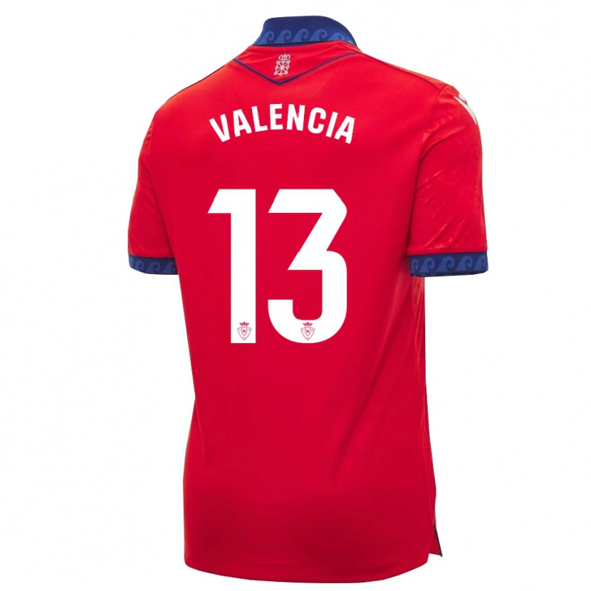 Danxen Kinder Pablo Valencia #13 Rot Marineblau Weiß Heimtrikot Trikot 2026/27 T-Shirt Schweiz