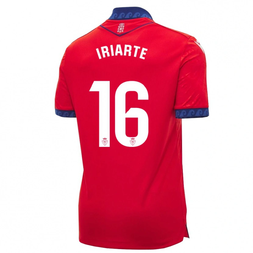 Danxen Kinder Hodei Iriarte #16 Rot Marineblau Weiß Heimtrikot Trikot 2026/27 T-Shirt Schweiz