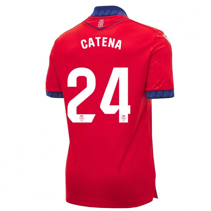 Danxen Kinder Alejandro Catena #24 Rot Marineblau Weiß Heimtrikot Trikot 2026/27 T-Shirt Schweiz