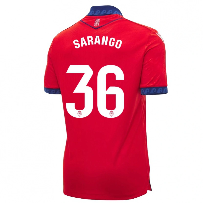 Danxen Kinder Kepa Sarango #36 Rot Marineblau Weiß Heimtrikot Trikot 2026/27 T-Shirt Schweiz