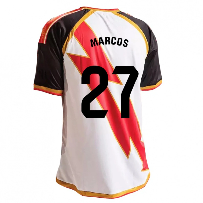 Danxen Kinder Álvaro Marcos #27 Schwarz Rot Weiß Gold Heimtrikot Trikot 2026/27 T-Shirt Schweiz