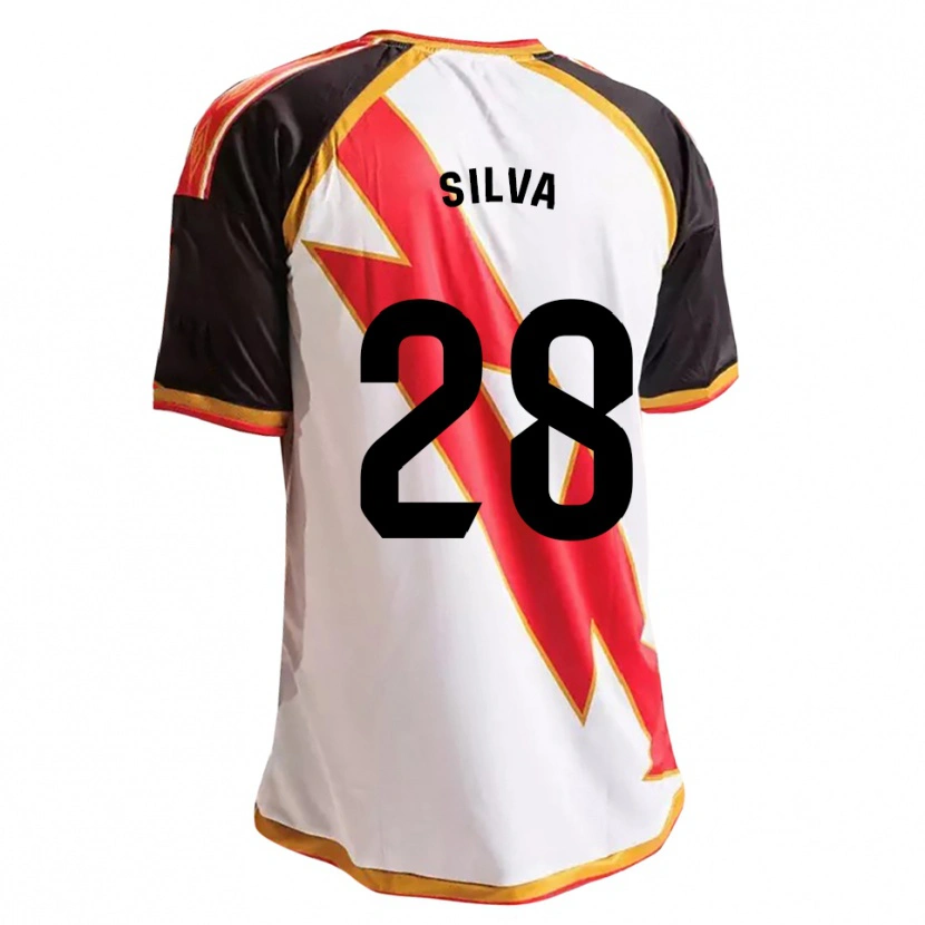 Danxen Kinder Santiago Silva #28 Schwarz Rot Weiß Gold Heimtrikot Trikot 2026/27 T-Shirt Schweiz