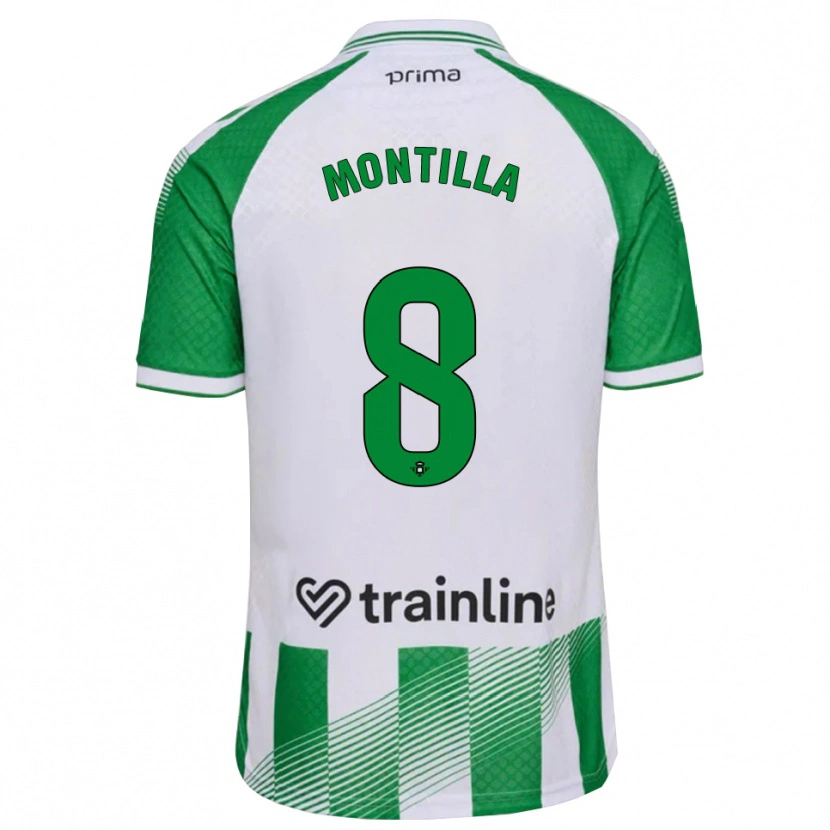 Danxen Kinder Natalia Montilla #8 Hellgrün Schwarz Weiß Heimtrikot Trikot 2026/27 T-Shirt Schweiz