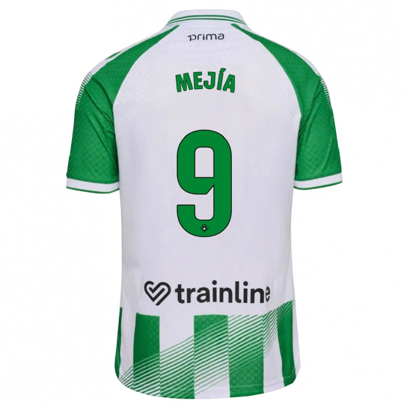 Danxen Kinder José Mejía #9 Hellgrün Schwarz Weiß Heimtrikot Trikot 2026/27 T-Shirt Schweiz
