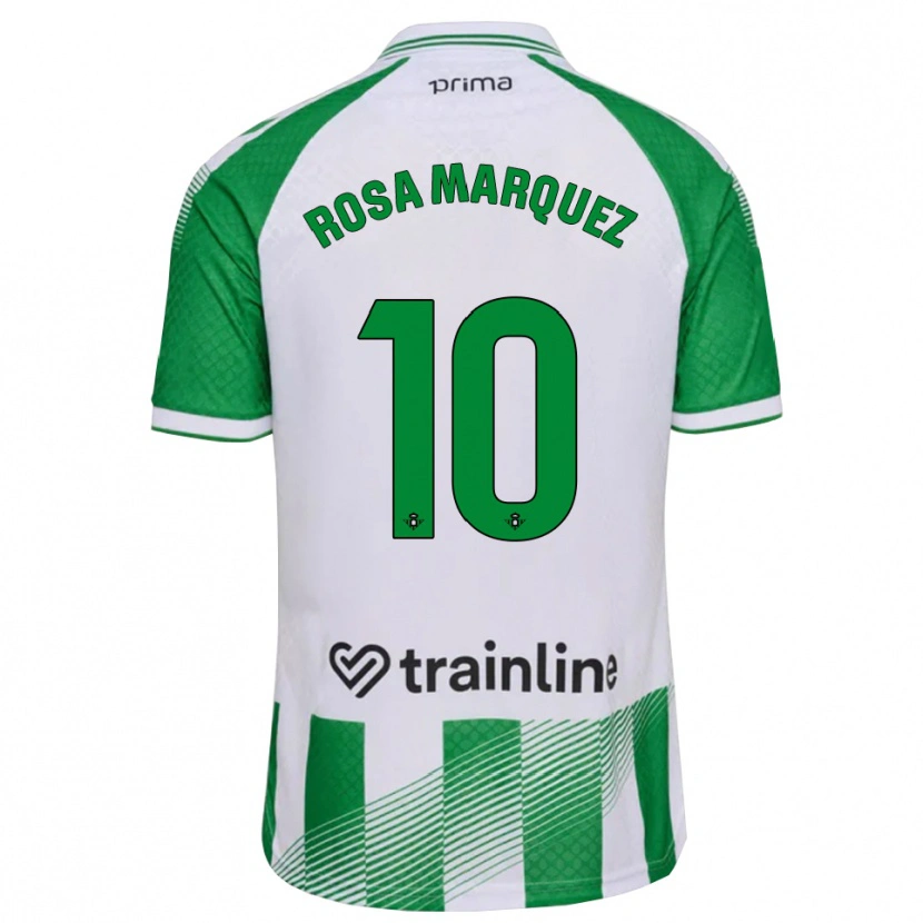 Danxen Kinder Rosa Márquez Baena #10 Hellgrün Schwarz Weiß Heimtrikot Trikot 2026/27 T-Shirt Schweiz