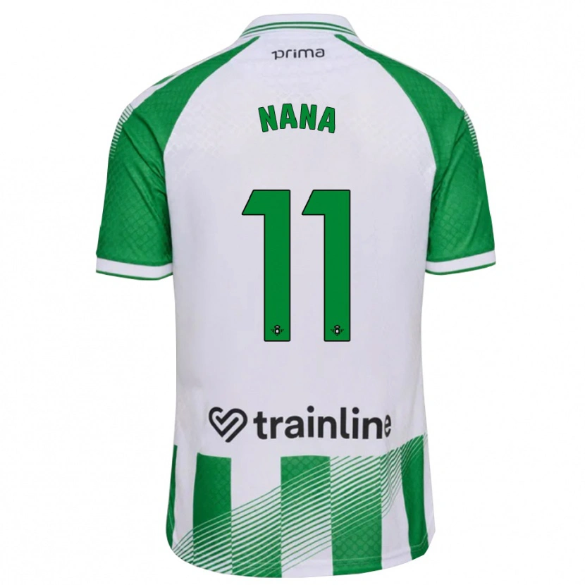 Danxen Kinder Nuria Ligero Fernández #11 Hellgrün Schwarz Weiß Heimtrikot Trikot 2026/27 T-Shirt Schweiz