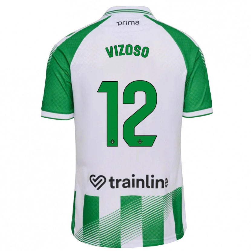Danxen Kinder Paula Vizoso Prieto #12 Hellgrün Schwarz Weiß Heimtrikot Trikot 2026/27 T-Shirt Schweiz