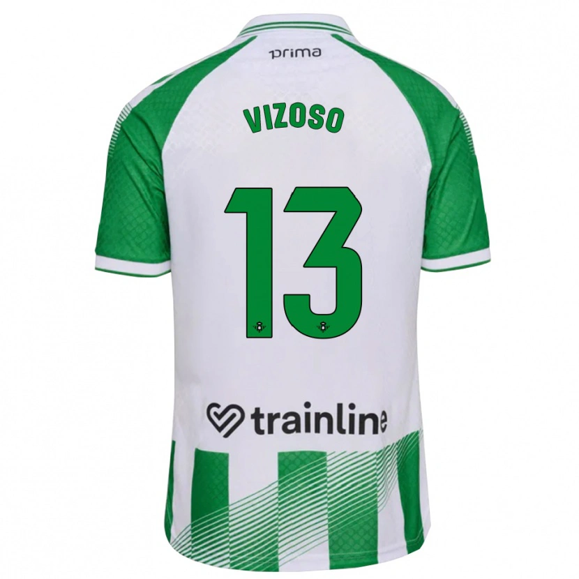 Danxen Kinder Paula Vizoso #13 Hellgrün Schwarz Weiß Heimtrikot Trikot 2026/27 T-Shirt Schweiz