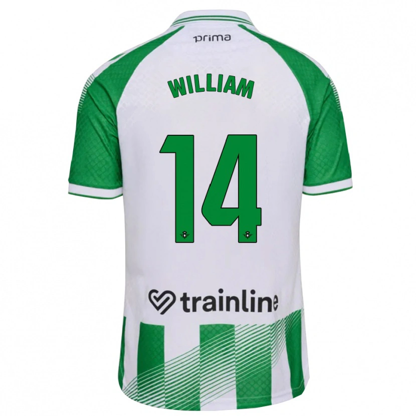 Danxen Kinder William Carvalho #14 Hellgrün Schwarz Weiß Heimtrikot Trikot 2026/27 T-Shirt Schweiz