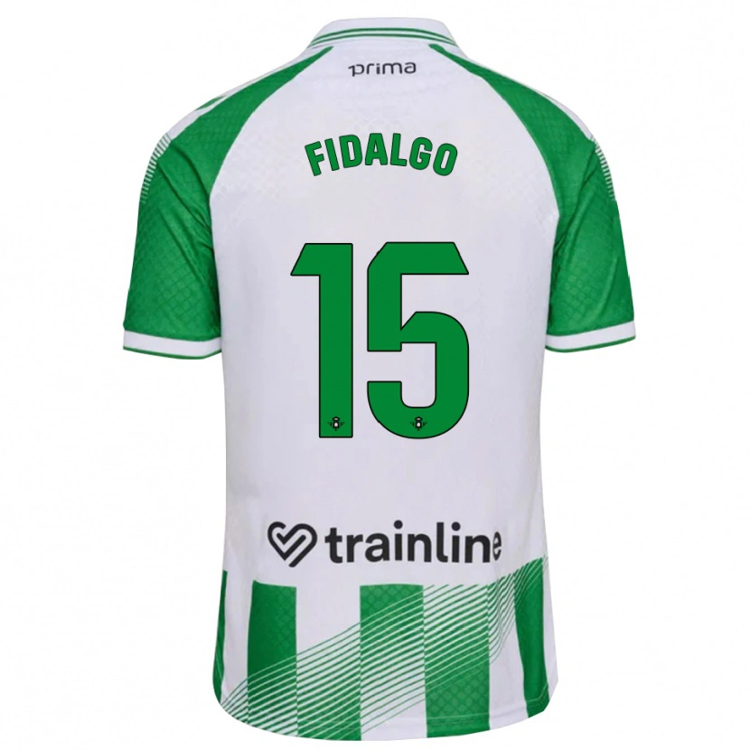 Danxen Kinder Álvaro Fidalgo #15 Hellgrün Schwarz Weiß Heimtrikot Trikot 2026/27 T-Shirt Schweiz
