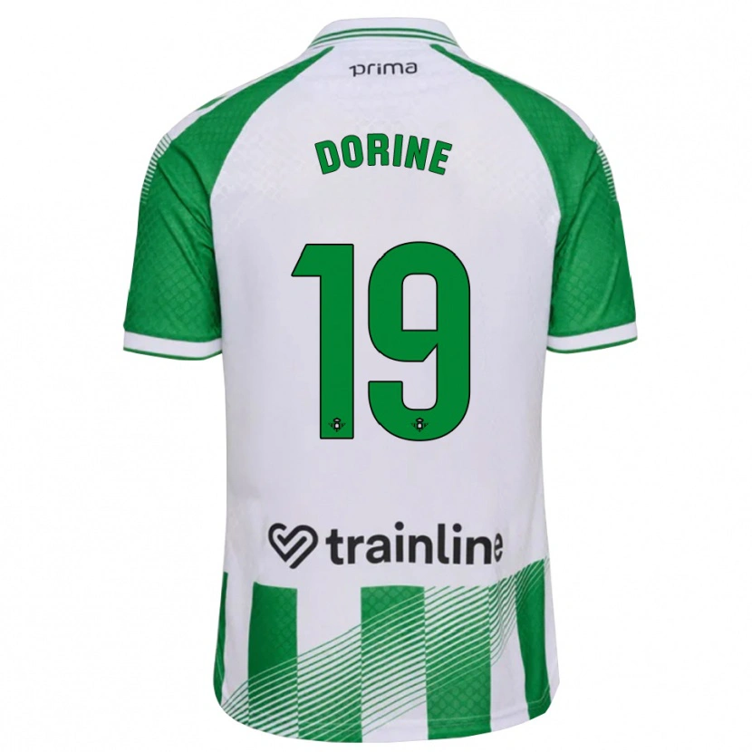 Danxen Kinder Dorine Nina Chuigoue #19 Hellgrün Schwarz Weiß Heimtrikot Trikot 2026/27 T-Shirt Schweiz