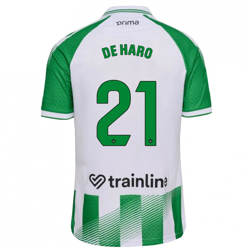 Danxen Kinder Alberto De Haro #21 Hellgrün Schwarz Weiß Heimtrikot Trikot 2026/27 T-Shirt Schweiz