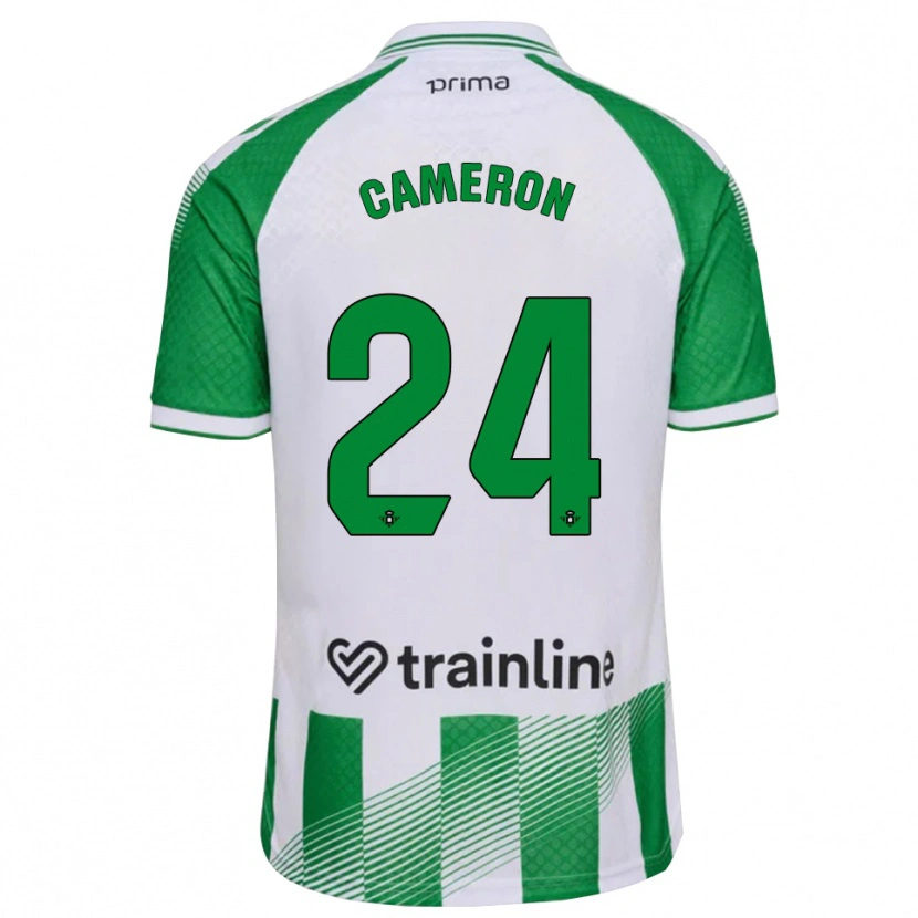 Danxen Kinder Tiffany Devonna Cameron #24 Hellgrün Schwarz Weiß Heimtrikot Trikot 2026/27 T-Shirt Schweiz