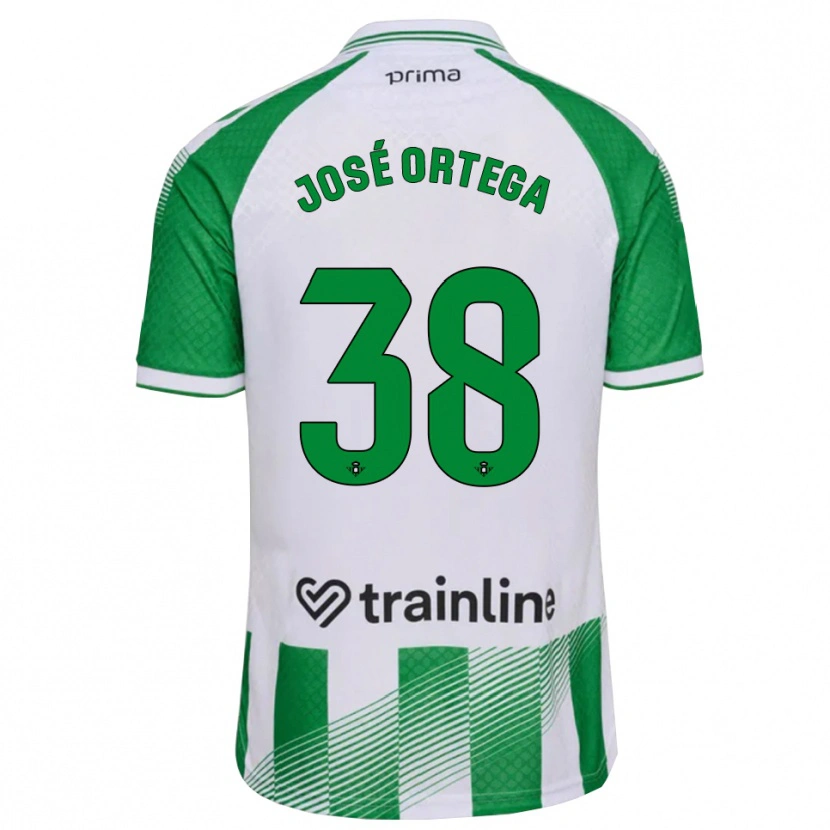 Danxen Kinder José Ortega #38 Hellgrün Schwarz Weiß Heimtrikot Trikot 2026/27 T-Shirt Schweiz