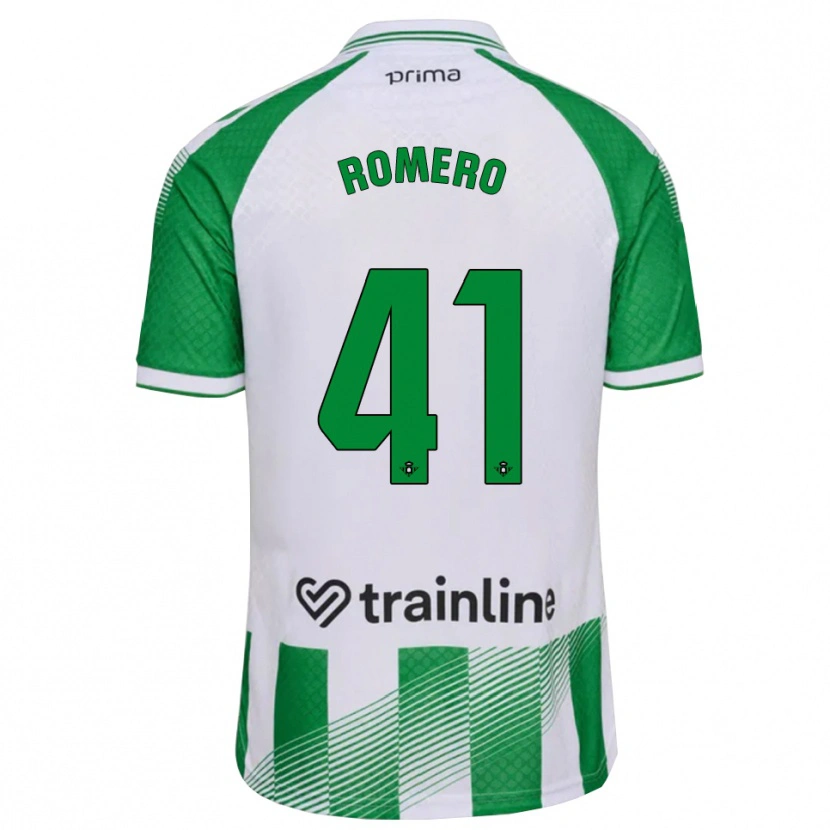 Danxen Kinder José Romero #41 Hellgrün Schwarz Weiß Heimtrikot Trikot 2026/27 T-Shirt Schweiz