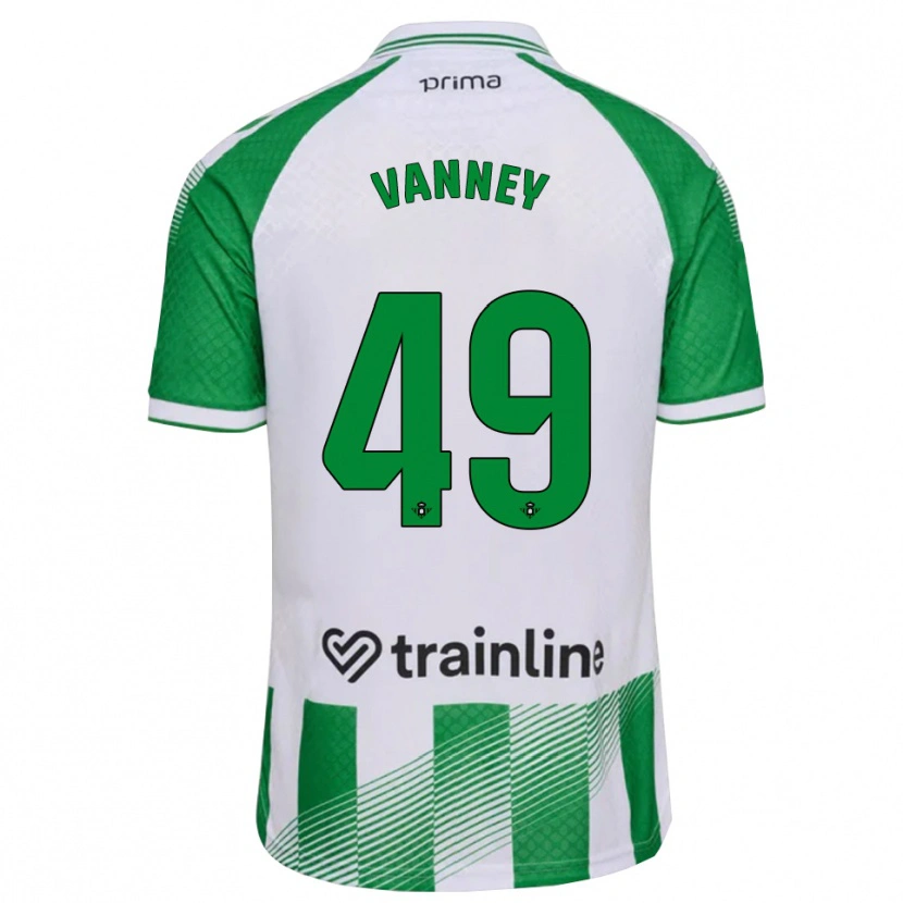 Danxen Kinder Dylan Vanney #49 Hellgrün Schwarz Weiß Heimtrikot Trikot 2026/27 T-Shirt Schweiz