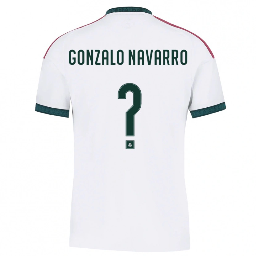 Danxen Kinder Gonzalo Navarro #0 Dunkelgrün Weiß Rot Heimtrikot Trikot 2026/27 T-Shirt Schweiz