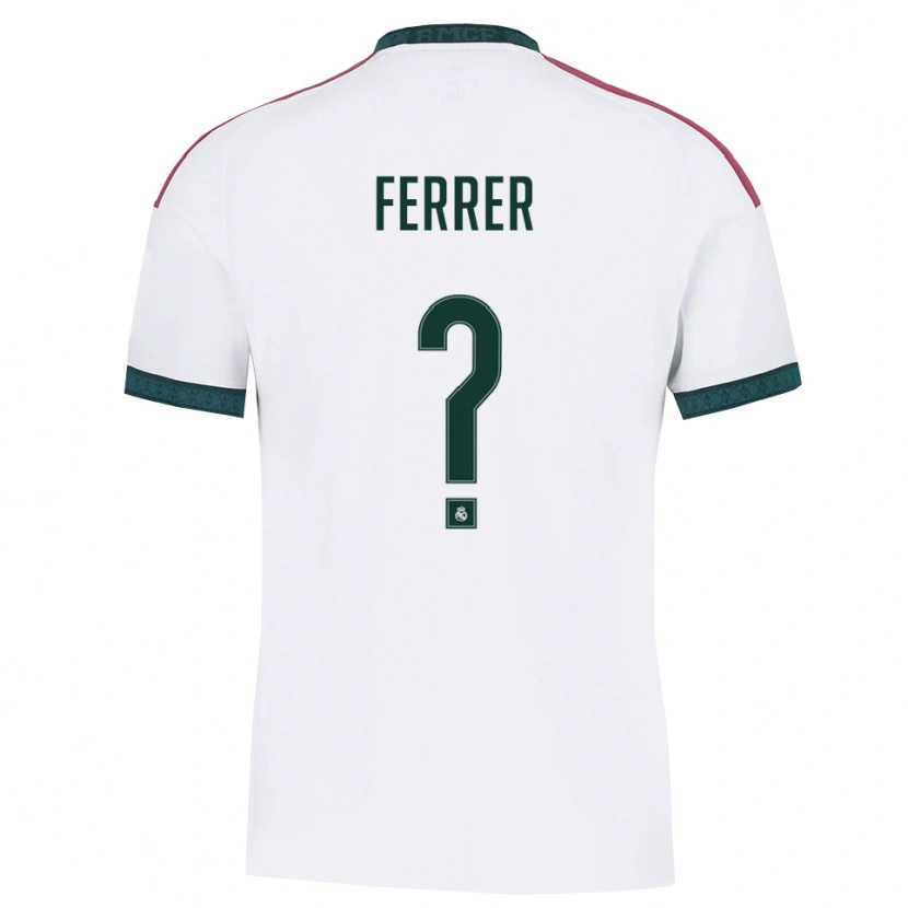 Danxen Kinder Pau Ferrer #0 Dunkelgrün Weiß Rot Heimtrikot Trikot 2026/27 T-Shirt Schweiz