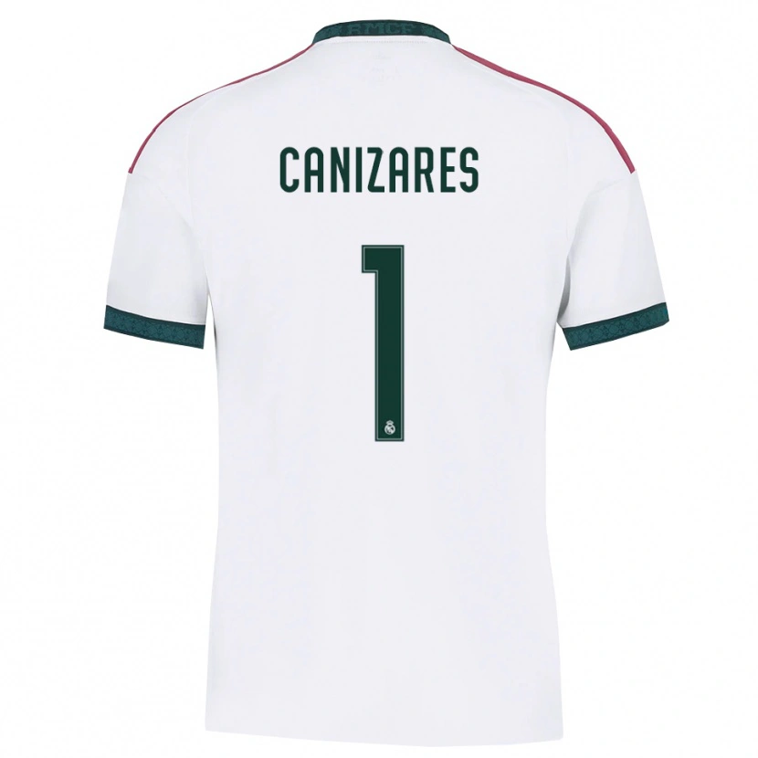 Danxen Kinder Lucas Canizares #1 Dunkelgrün Weiß Rot Heimtrikot Trikot 2026/27 T-Shirt Schweiz