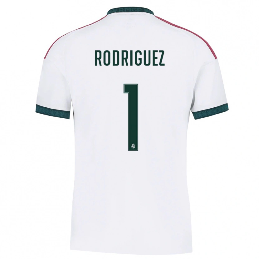 Danxen Kinder Misa Rodriguez #1 Dunkelgrün Weiß Rot Heimtrikot Trikot 2026/27 T-Shirt Schweiz
