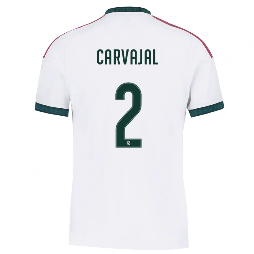 Danxen Kinder Daniel Carvajal #2 Dunkelgrün Weiß Rot Heimtrikot Trikot 2026/27 T-Shirt Schweiz