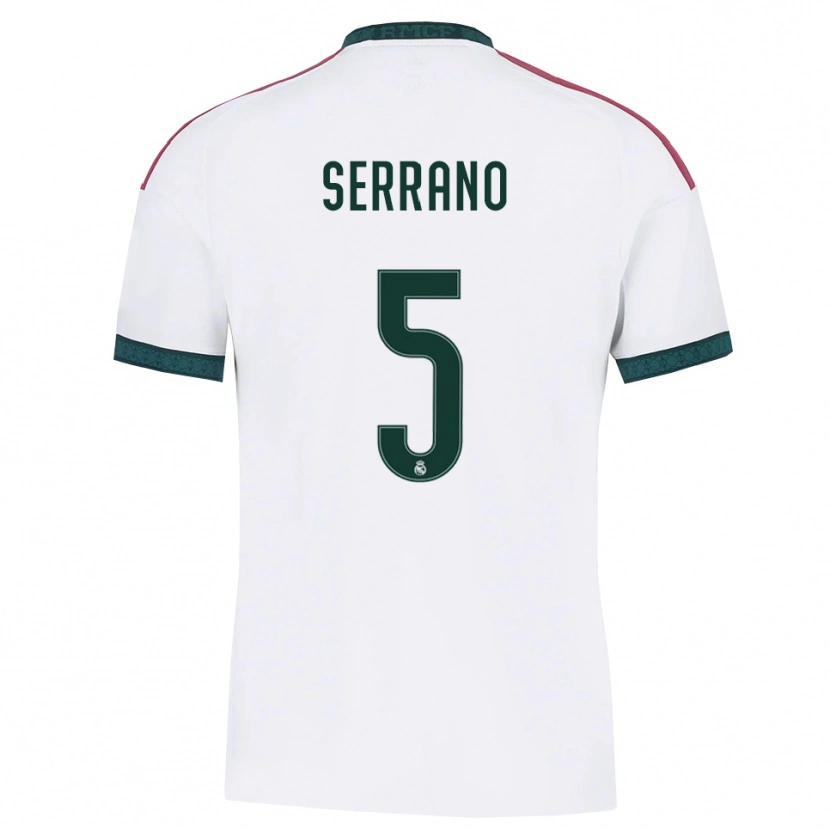 Danxen Kinder Manu Serrano #5 Dunkelgrün Weiß Rot Heimtrikot Trikot 2026/27 T-Shirt Schweiz