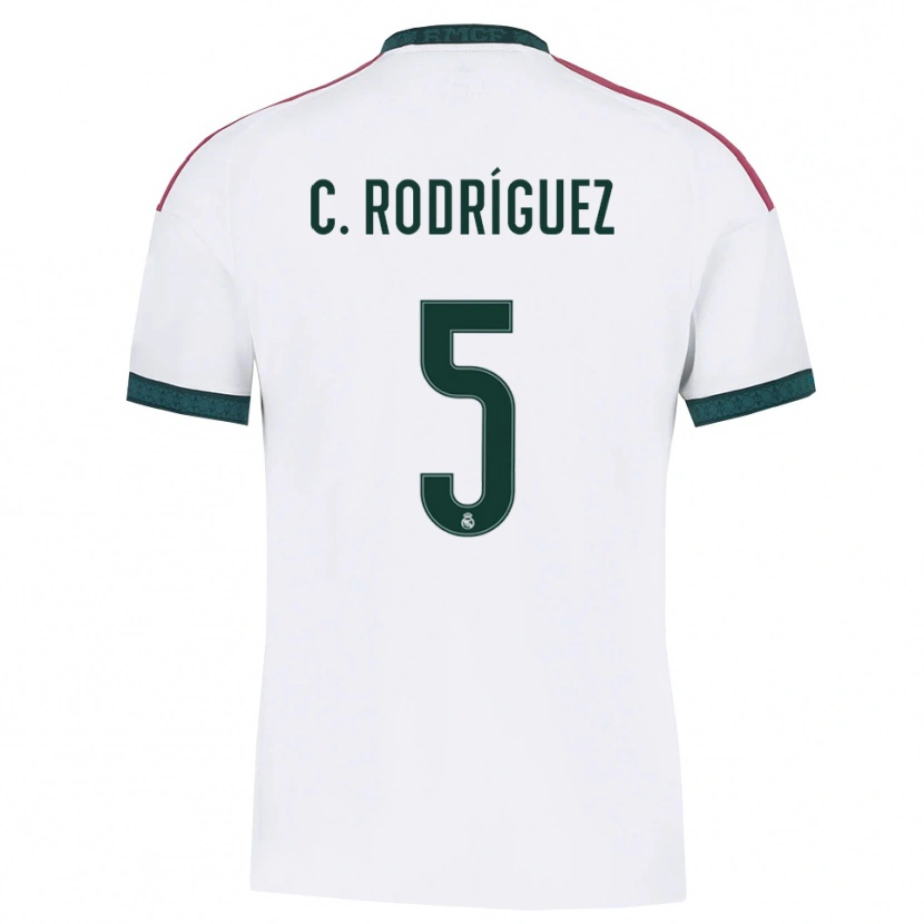 Danxen Kinder Carlos Rodríguez #5 Dunkelgrün Weiß Rot Heimtrikot Trikot 2026/27 T-Shirt Schweiz