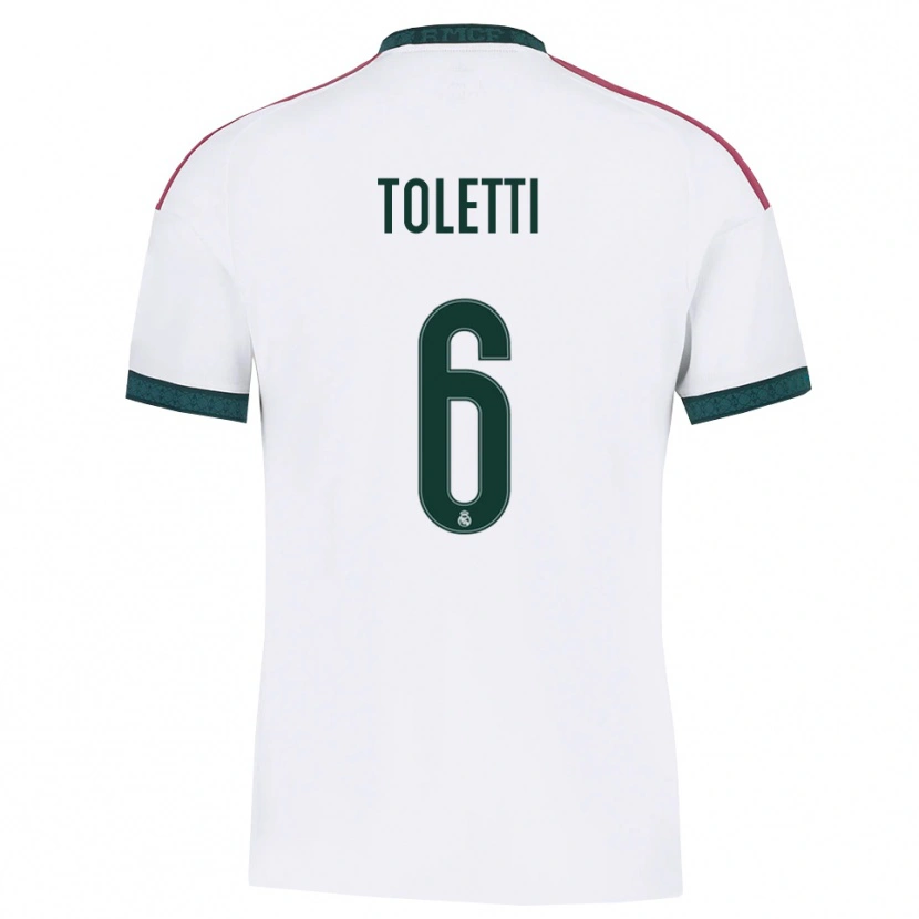 Danxen Kinder Sandie Toletti #6 Dunkelgrün Weiß Rot Heimtrikot Trikot 2026/27 T-Shirt Schweiz
