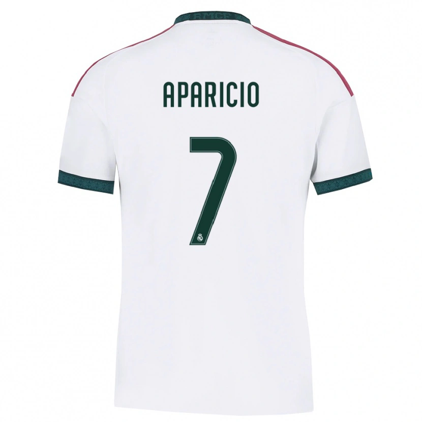 Danxen Kinder Esteban Aparicio #7 Dunkelgrün Weiß Rot Heimtrikot Trikot 2026/27 T-Shirt Schweiz