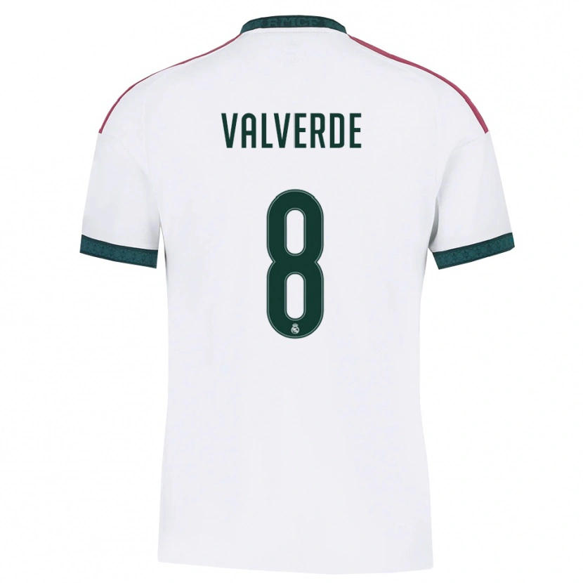 Danxen Kinder Federico Valverde #8 Dunkelgrün Weiß Rot Heimtrikot Trikot 2026/27 T-Shirt Schweiz