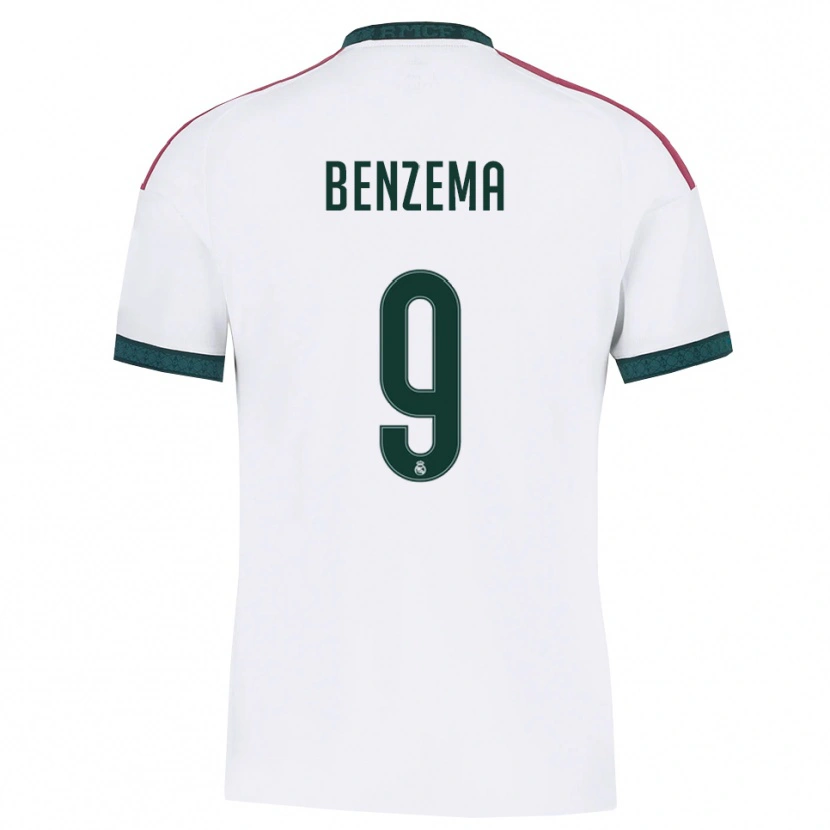 Danxen Kinder Karim Benzema #9 Dunkelgrün Weiß Rot Heimtrikot Trikot 2026/27 T-Shirt Schweiz