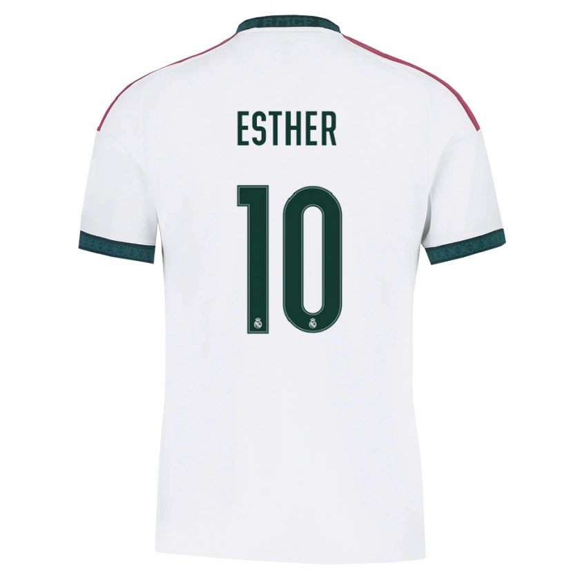 Danxen Kinder Esther Gonzalez #10 Dunkelgrün Weiß Rot Heimtrikot Trikot 2026/27 T-Shirt Schweiz