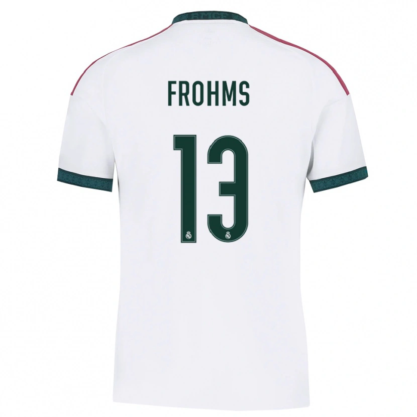 Danxen Kinder Merle Frohms #13 Dunkelgrün Weiß Rot Heimtrikot Trikot 2026/27 T-Shirt Schweiz