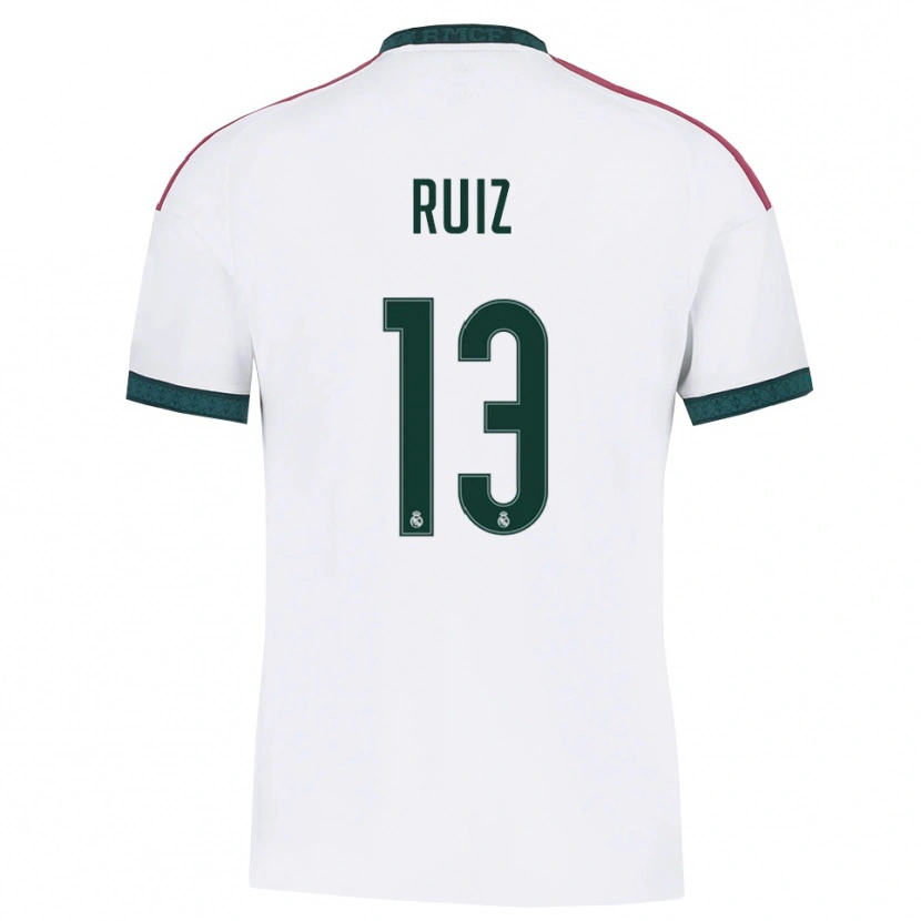 Danxen Kinder Guillermo Ruiz #13 Dunkelgrün Weiß Rot Heimtrikot Trikot 2026/27 T-Shirt Schweiz