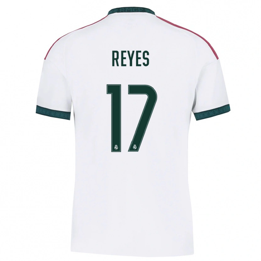 Danxen Kinder José Reyes #17 Dunkelgrün Weiß Rot Heimtrikot Trikot 2026/27 T-Shirt Schweiz