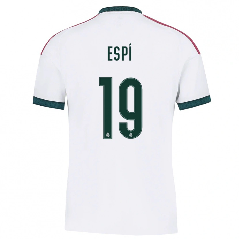 Danxen Kinder Carlos Espí #19 Dunkelgrün Weiß Rot Heimtrikot Trikot 2026/27 T-Shirt Schweiz